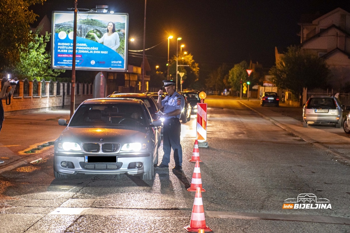 REPUBLIČKA AKCIJA - Lijevak u Bijeljini, KONTROLISANO svako vozilo (VIDEO)