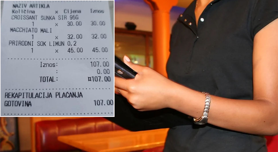 Cijene iz Hrvatske i ove godine šokiraju: Kroasan, makijato i sok platio skoro 30 KM