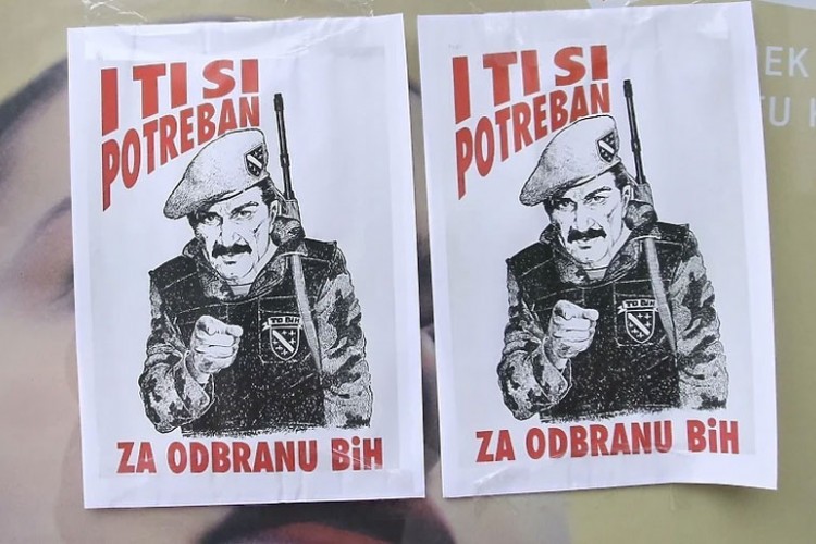 U Sarajevu viđeni plakati “I ti si potreban za odbranu BiH”