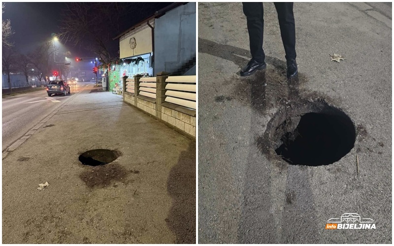 Bijeljina: Dijete upalo u šaht (FOTO)