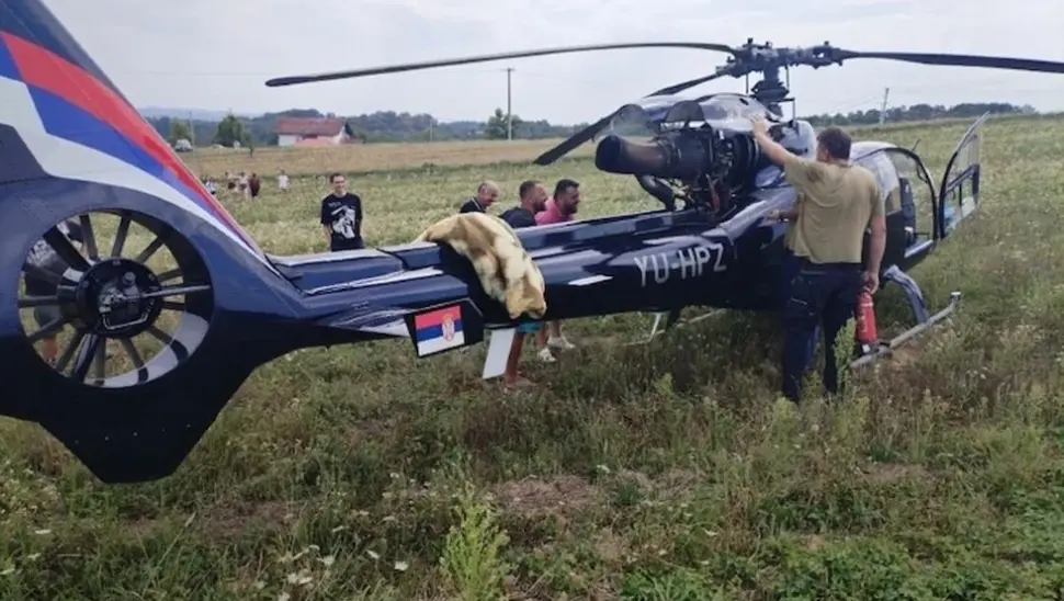 Drama na nebu iznad Prnjavora: Helikopter iz Srbije prinudno sletio