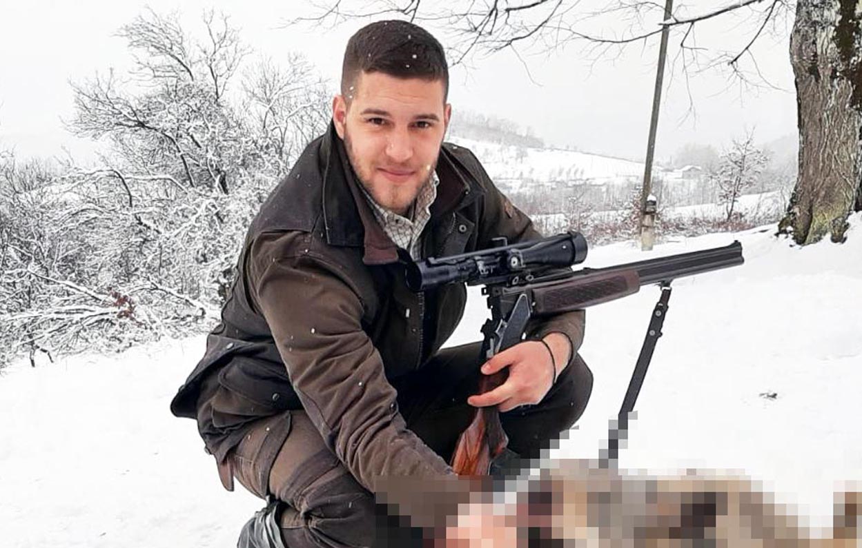 Stefan Katić iz Bijeljine odstrijelio vuka kapitalca (FOTO)