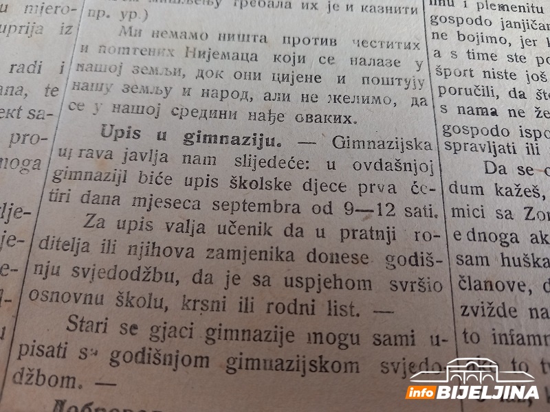 Prodaje se bicikl radi odlaska iz Bijeljine – šta piše u štampi s početka 20. vijeka...