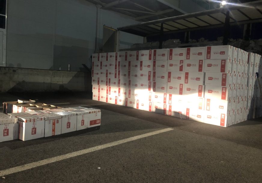 NAJVEĆA ZAPLIJENA CIGARETA Spriječeno krijumčarenje kutija vrijednosti 1,6 miliona KM