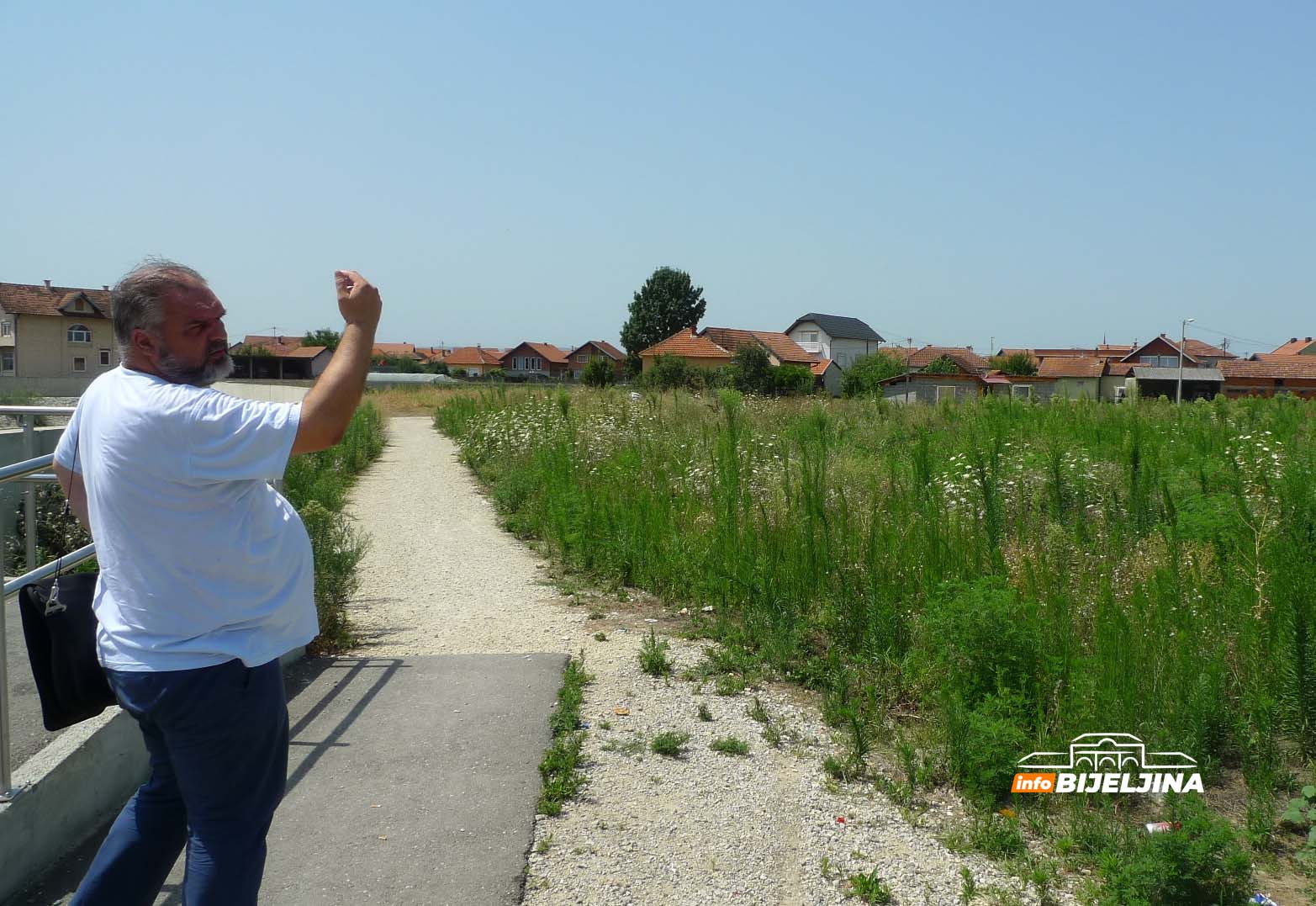 Zbog čega nije završena pješačka staza u Janji (FOTO)