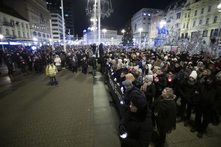 Tihe šetnje širom Hrvatske, skup u Zagrebu