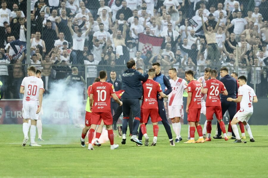 Finalni meč Kupa BiH završio se brutalnim obračunima i lomom stolica