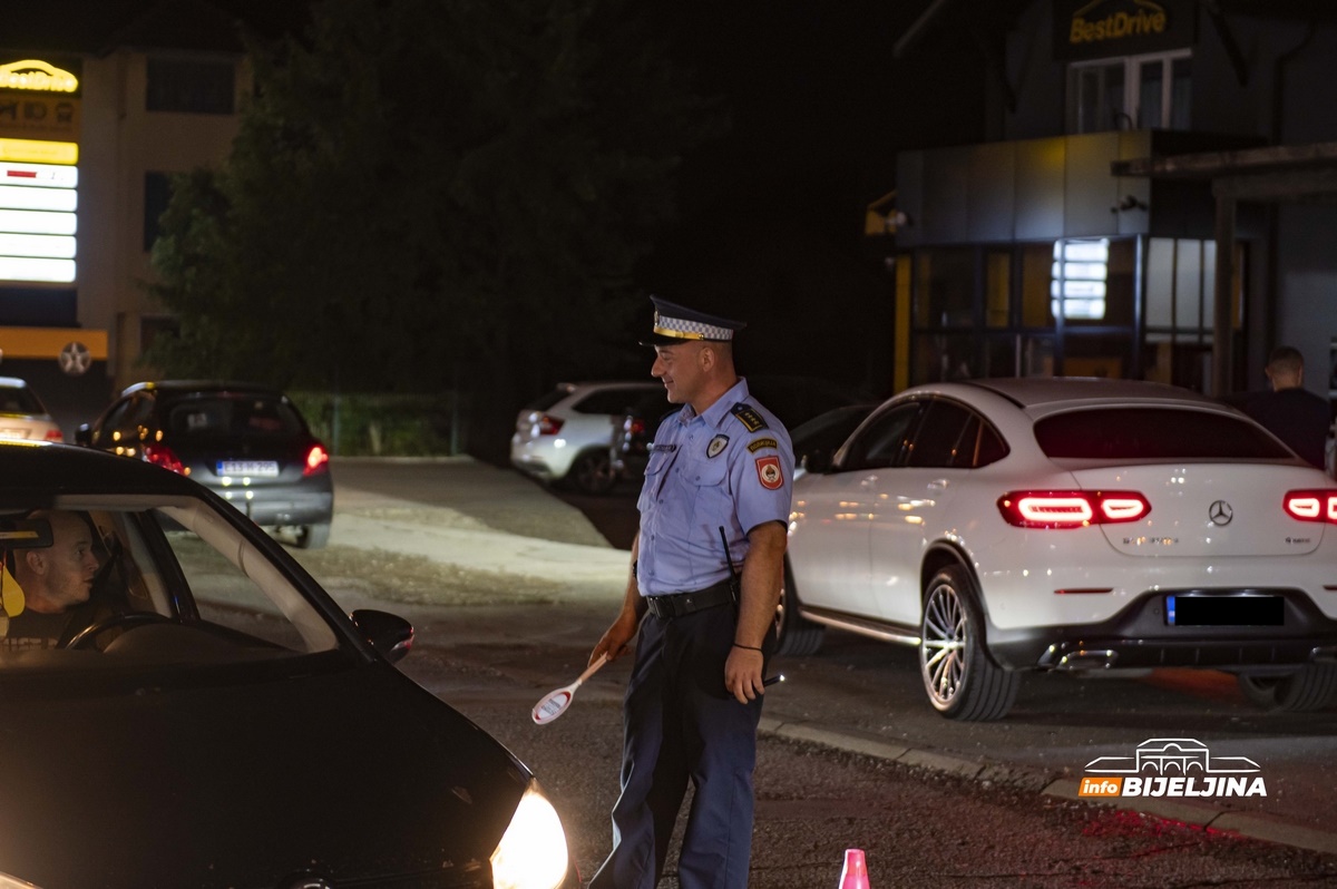 REPUBLIČKA AKCIJA - Lijevak u Bijeljini, KONTROLISANO svako vozilo (VIDEO)