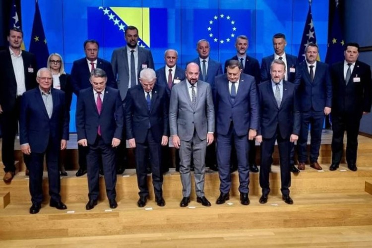 U toku sastanak lidera parlamentarnih stranaka iz BiH sa predsjednikom Evropskog savjeta