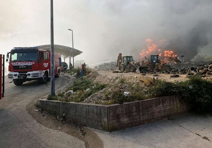 Vatrogasci stalno na terenu: U Hercegovini i dalje aktivna 3 velika požara