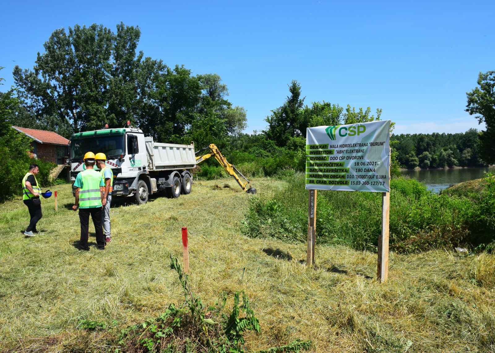 Počela izgradnja prve male hidroelektrane u Semberiji (FOTO)