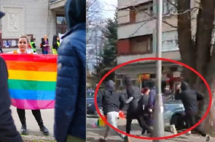 Identifikovani huligani koji su u Banjaluci vrijeđali LGBT aktiviste