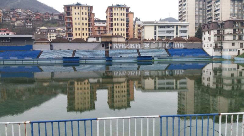 Potopljen stadion u Zvorniku