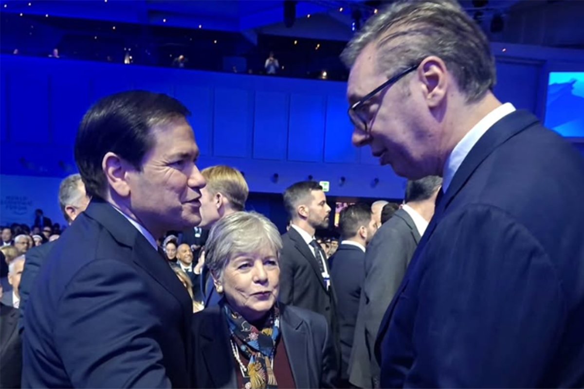 Vučić u Davosu sa Rubiom: 