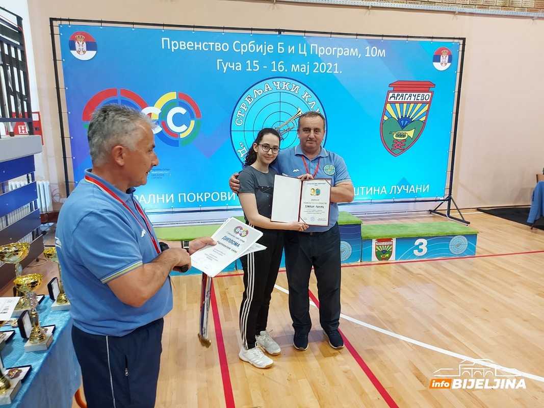 MLADA BIJELJINKA DRŽI 6 REKORDA BIH Sofija Rakić učestvovaće na takmičenju u streljaštvu u Sloveniji