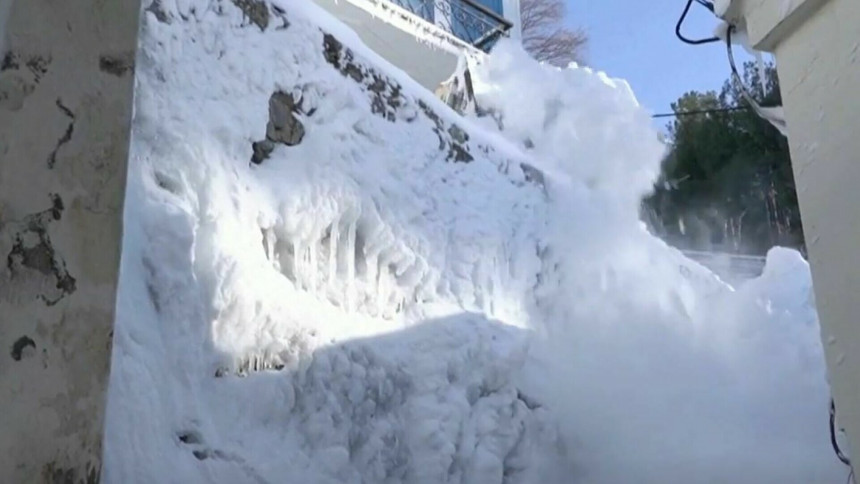 Snijeg izazvao haos u Grčkoj