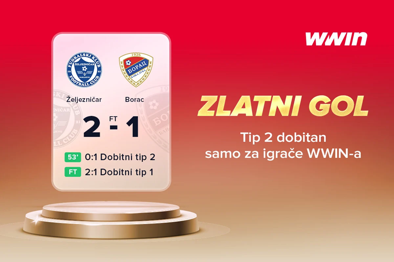 Samo WWIN isplaćuje prije kraja – Zlatni gol u akciji