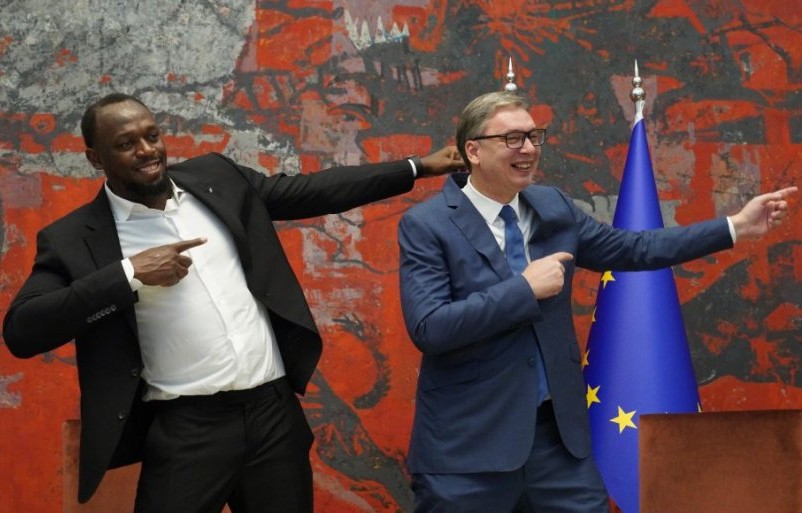 Vučić dočekao Juseina Bolta u Palati Srbija: Najbrži čovjek svijeta postao ambasador Ekspa
