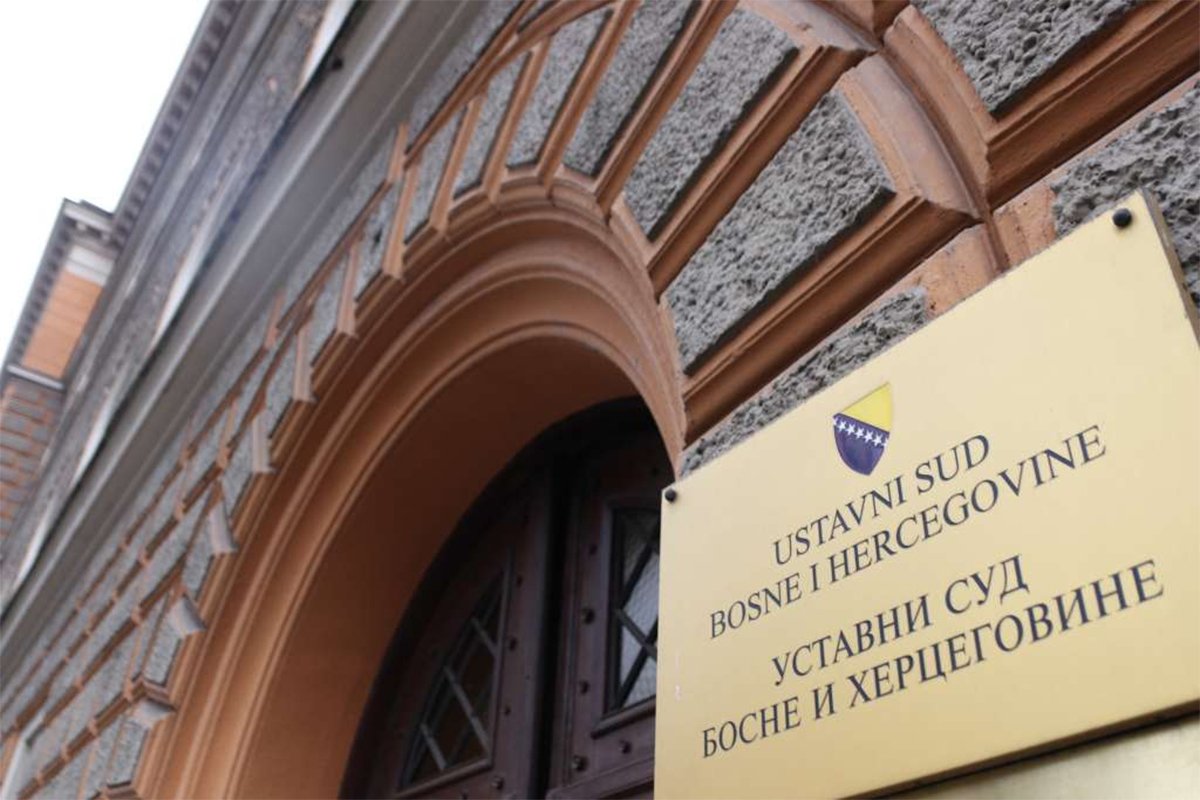 Ustavni sud BiH se proglasio nenadležnim za ocjenu ustavnosti Vlade Republike Srpske