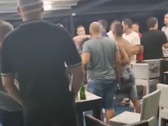 Masovna tuča u Neumu (VIDEO)