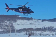 Helikopterski servis Srpske evakuisao majku s bebom i muškarca sa Manjače