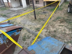 Policija obezbjeđuje pronađenu bombu