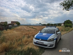 Bijeljina: Veliki požar zahvatio obilaznicu, približava se kućama (FOTO)