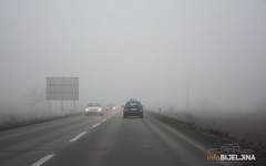 Vozači oprez zbog poledice, mokrog kolovoza i magle