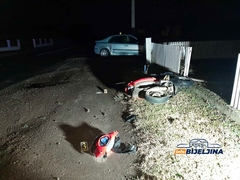 Velika Obarska: Sudar auta i mopeda, POVRIJEĐEN MALOLJETNIK (FOTO)