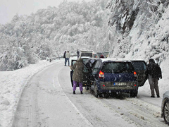 Prekid saobraćaja prkeo Romanije za teretnjake