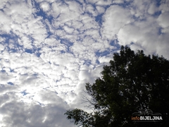 Sutra pretežno oblačno sa slabom kišom