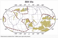 Pogledajte pomjeranje tektonskih ploča u proteklih milijardu godina