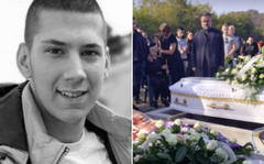 "Doći će mama kod tebe sine" Sahranjen Mladen Dulić (22), jecaji majke i sestre odzvanjali grobljem