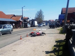 Udes na koridoru, povrijeđen motociklista