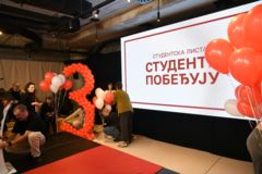 Studentska lista slavi pobjedu na izborima u Srbiji