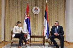 Višković: Razgovarano o realizaciji zajedničkih projekata Srpske i Srbije