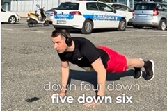 Denis Šulić objavio kako radi sklekove (VIDEO)