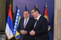 Dodik i Vučić u Beogradu