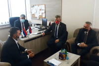 Ministri Košarac i Pašalić u radnoj posjeti JU „Vode Srpske“