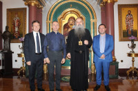 Šiškin i Perić na prijemu kod episkopa Fotija