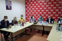 Predsjednik SP Petar Đokić na sastanku sa kandidatima iz Bijeljine