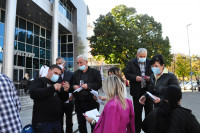 Bijeljina: Ulična akcija "Kako se zaštititi od virusa korona"