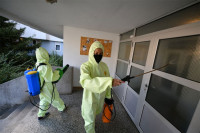 Počela masovna dezinfekcija u Banjaluci