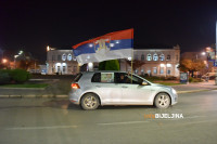 SLAVLJE U BIJELJINI Kolone automobila okićene zastavama SDS