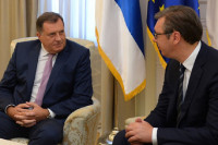 Dodik sa Vučićem o epidemiološkoj situaciji