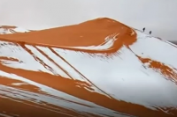 PAO SNIJEG U SAHARI Pustinja se zabijelila, a naučnici kažu da ćemo ovo viđati sve češće