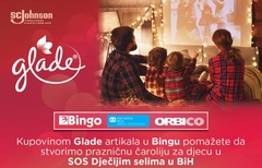 Kupovinom Glade Winter artikala u Bingu pomažete da zajedno ostvarimo prazničnu čaroliju za djecu u SOS Dječijim selima u BH