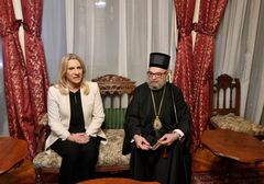 Episkop budimski ugostio Cvijanovićevu: Posjeta značajna za srpsku manjinu u Mađarskoj (FOTO)