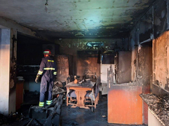 Zbog lampica na jelki izgorio sprat kuće u Hrvatskoj