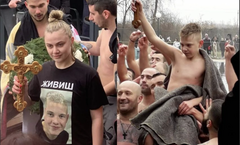 Najdirljivija scena na Bogojavljenje: Anja u Odžacima plivala za pokojnog brata (FOTO)